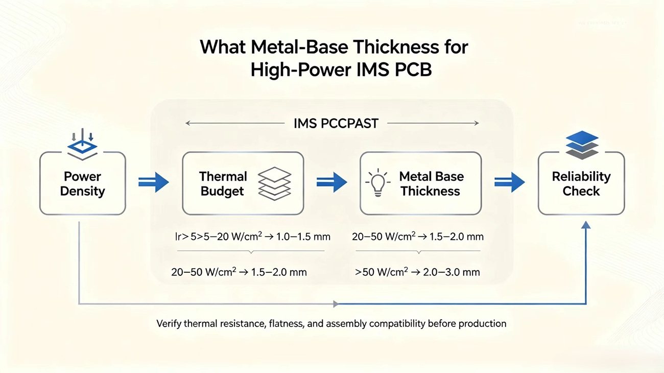 What Metal-Base Thickness Should Be Used for High-Power IMS PCB? | ChengYue